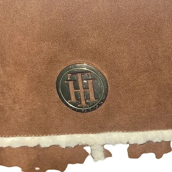 TOMMY HILFIGER Women's Suede Sherpa Lined Zippered NEW 9 Bohemian‎ Chic - Picture 5 of 6